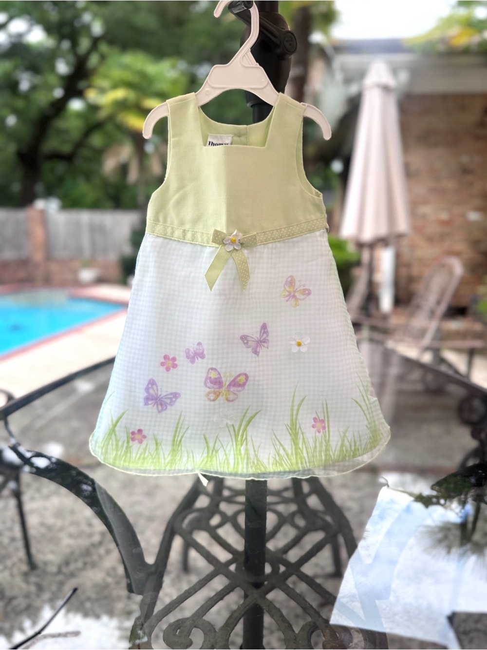 Vintage Thomas Girl’s Mod Summer/Spring Tulle Dress, 3T